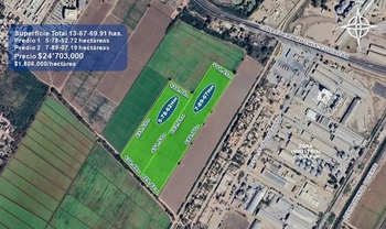 9_2922 | 13.67 HECTAREAS Ejido Jiquilpan en Los Mochis, Sinaloa. Uso agrícola, industrial o para desarrollo habitacional. | Castillo Bienes Raíces